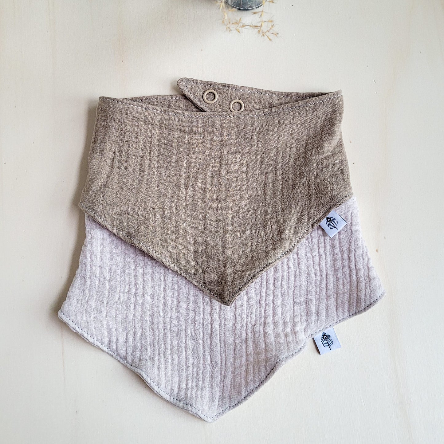 2er Set Baby Musselintücher (Spucktücher)