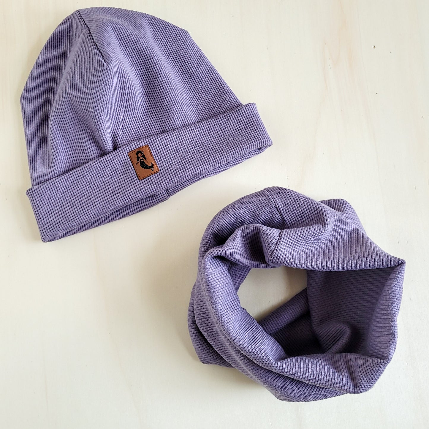 Kinder-Loop-Schal aus Rib-Jersey in vielen Farben