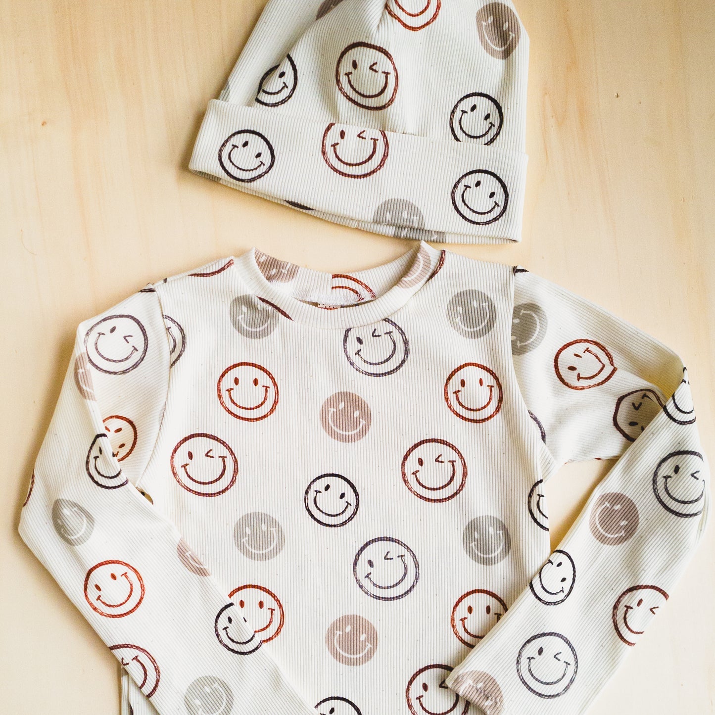 Frühlings-Beanie Smiley