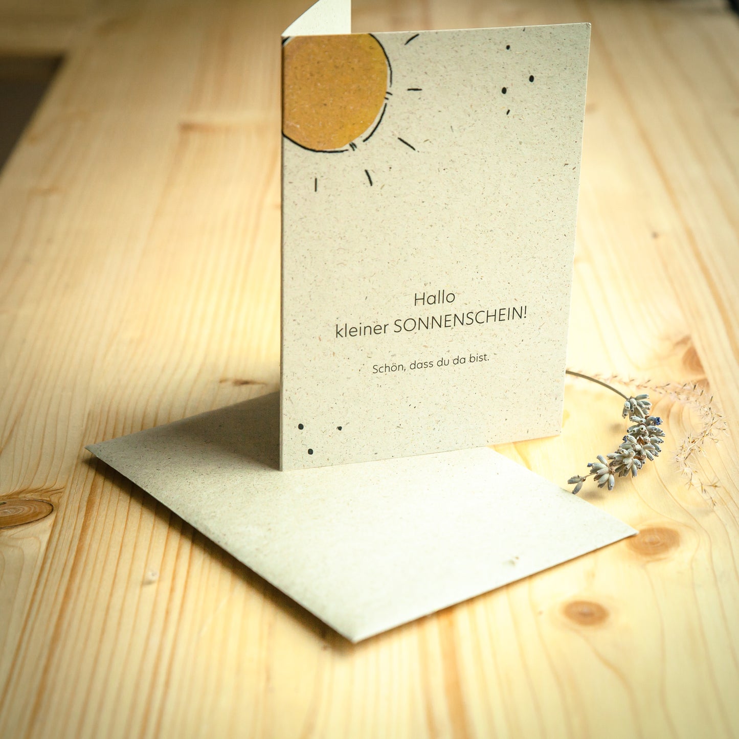 Glückwunschkarte zur Geburt