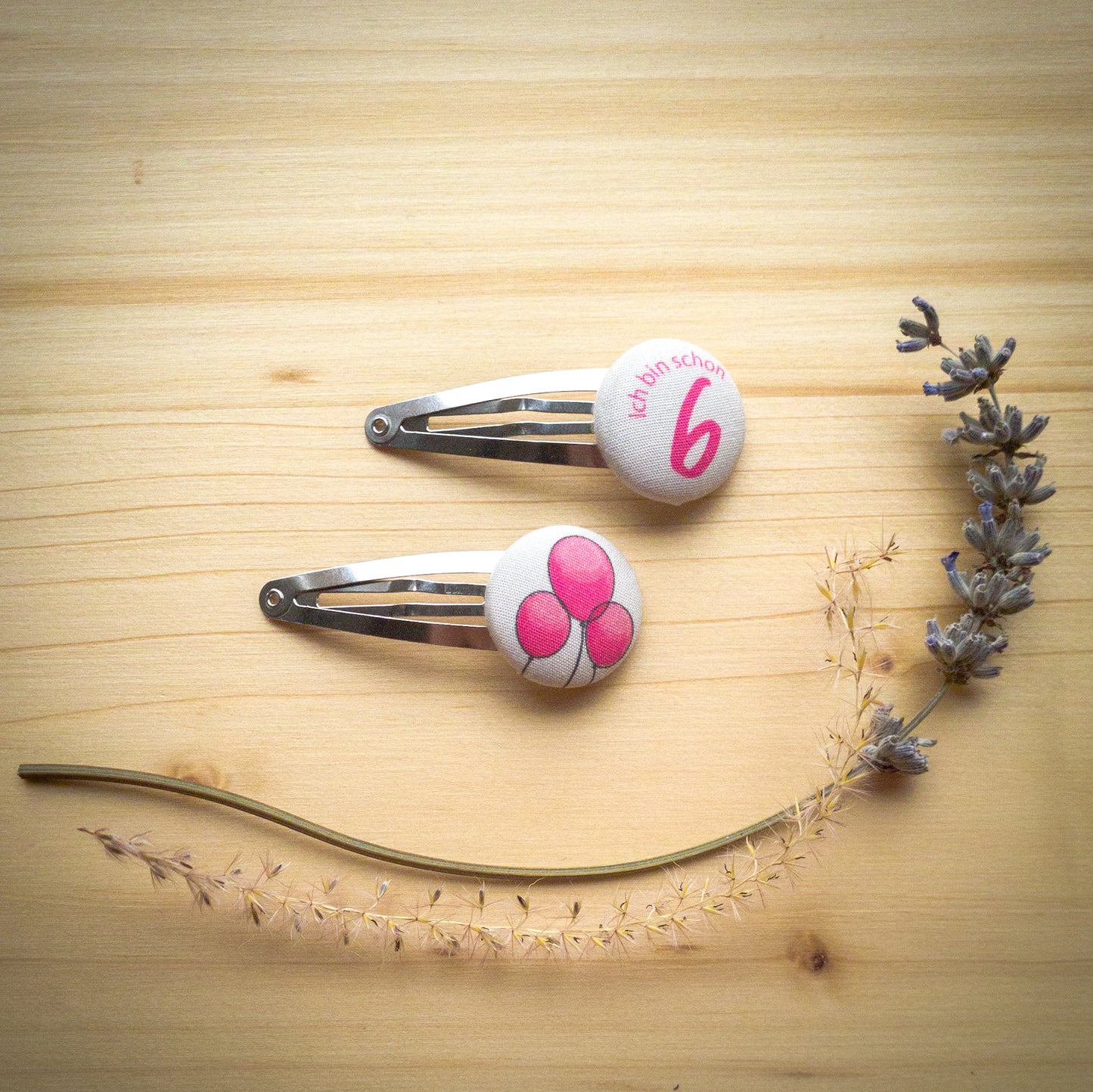 Geburtstags-Haarspangen