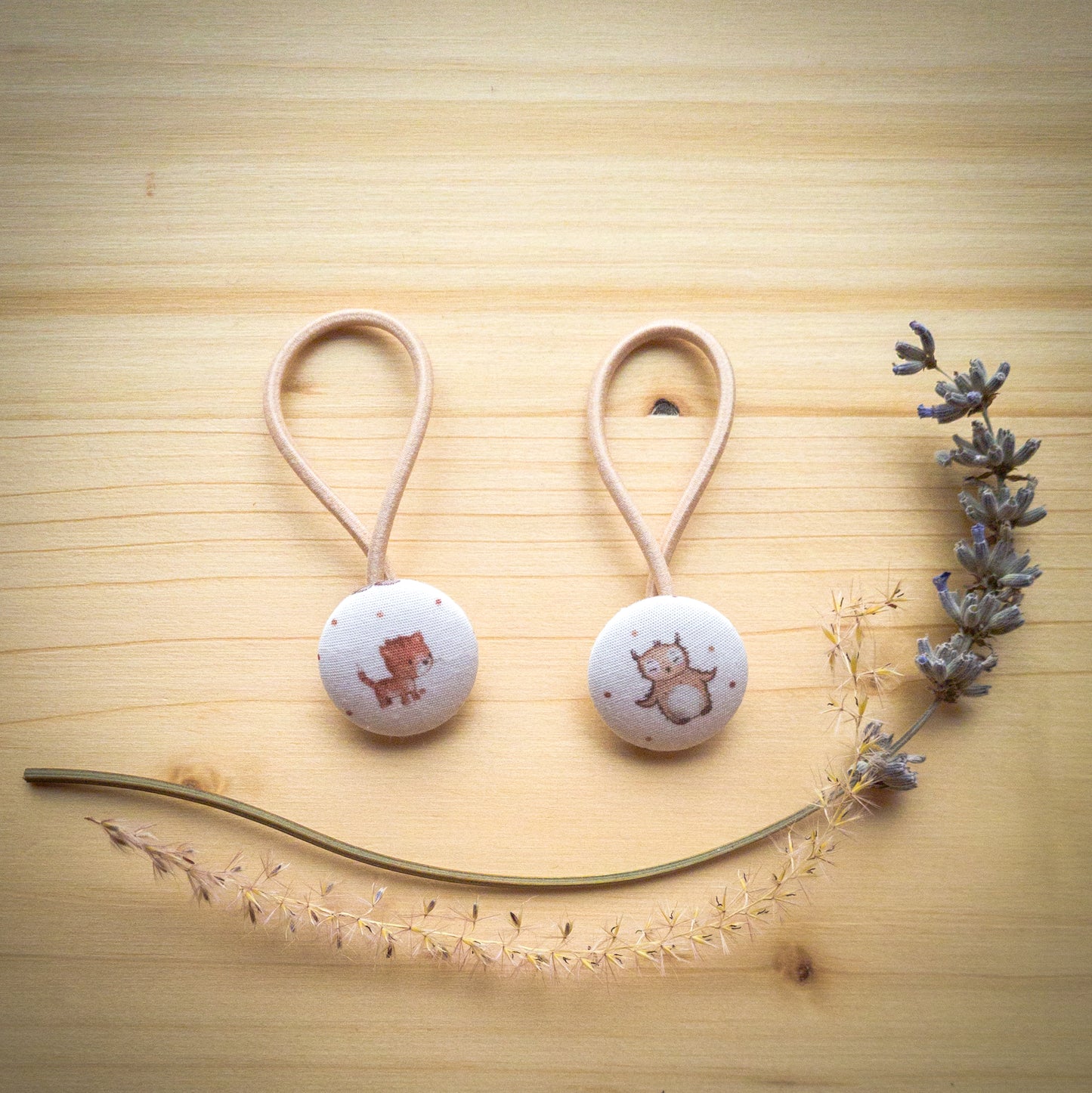 Haargummis Katze & Eule