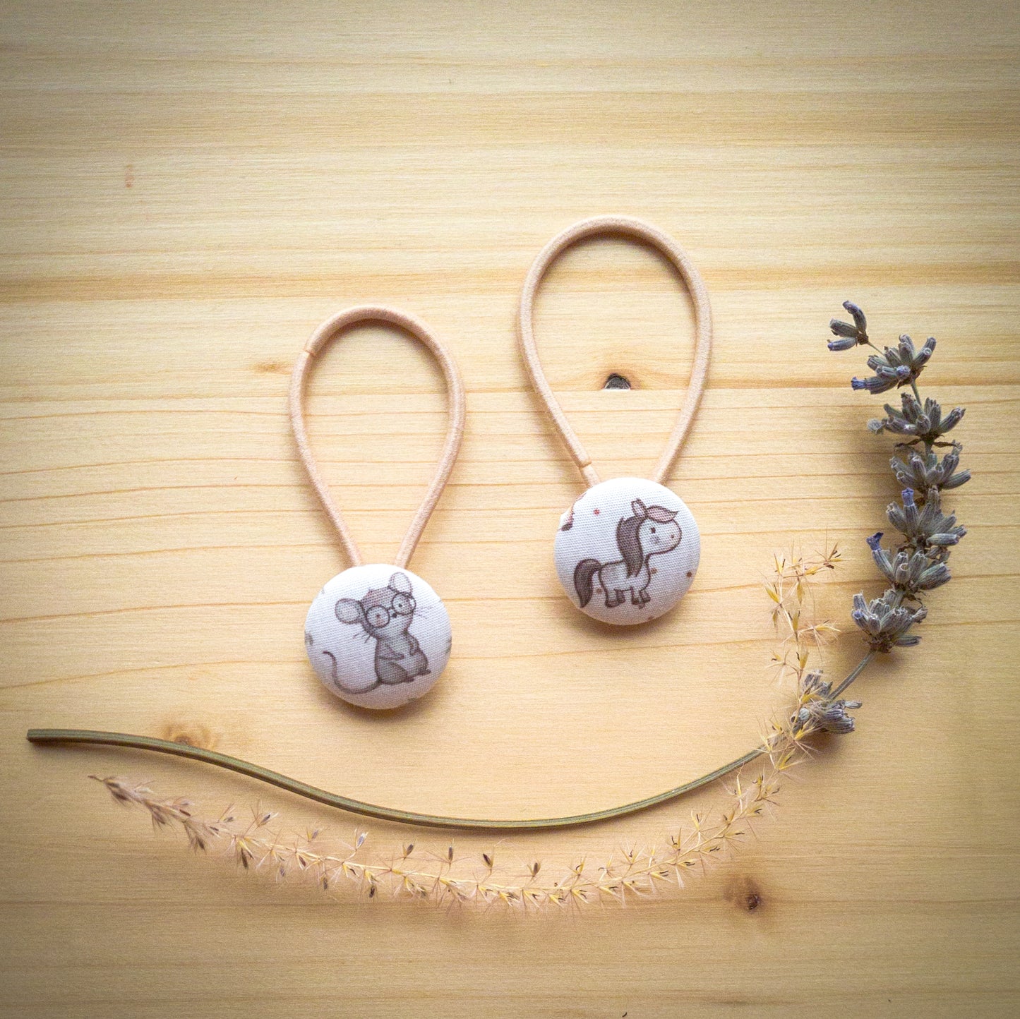 Haargummis Maus & Pferd