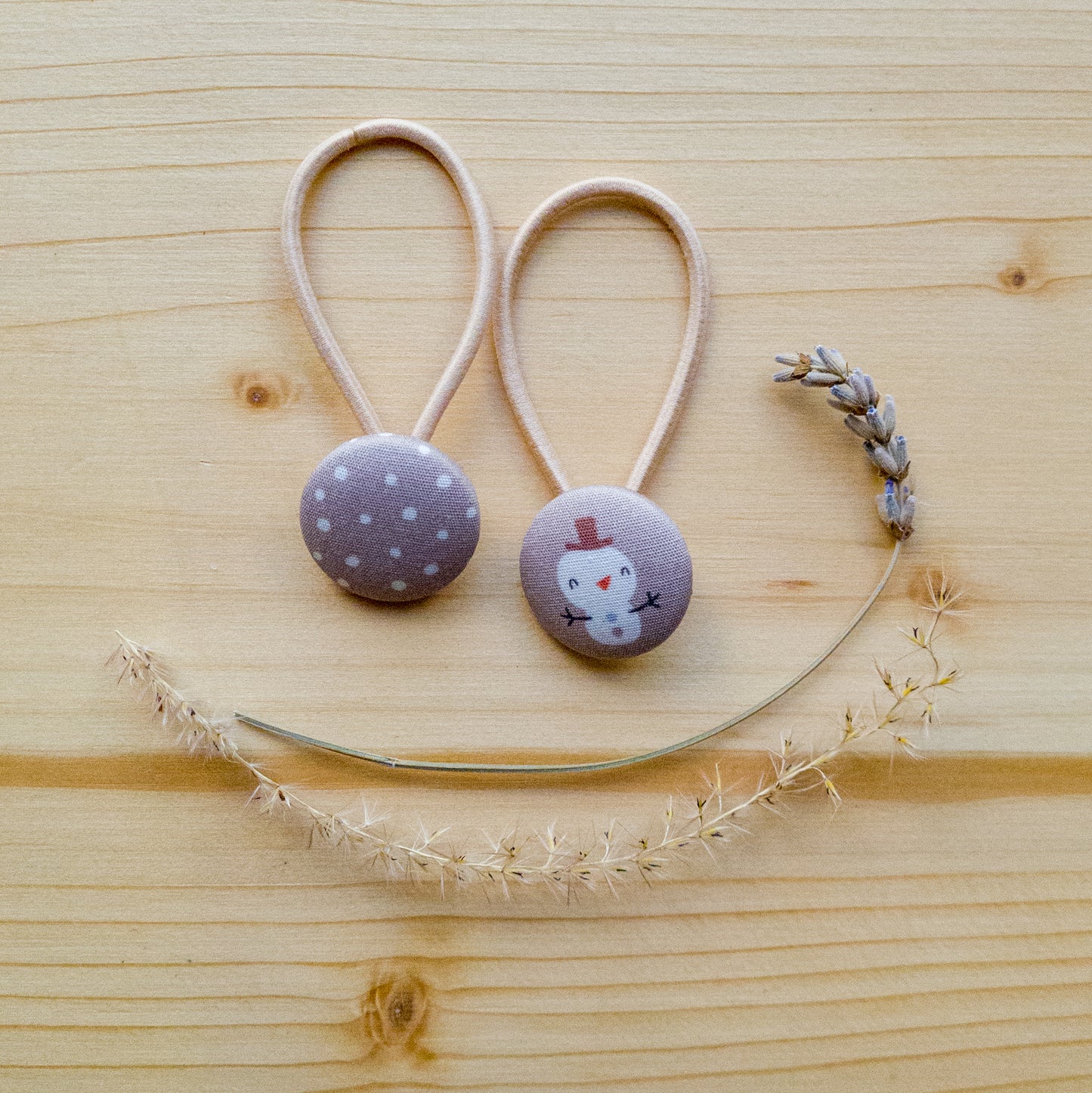 Haargummis Schneemann & -flocken