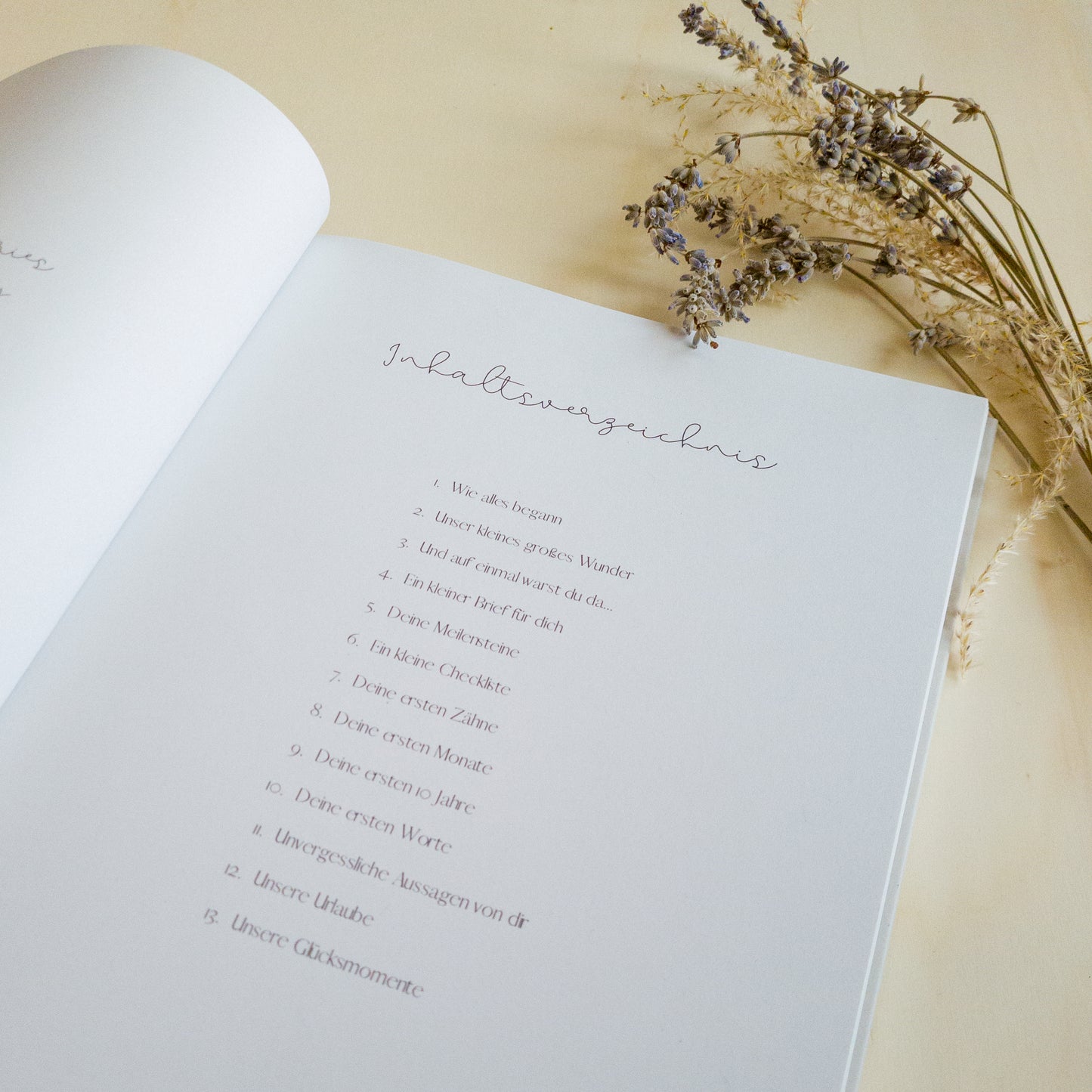 Babybuch / Erinnerungsbuch "This is your story"