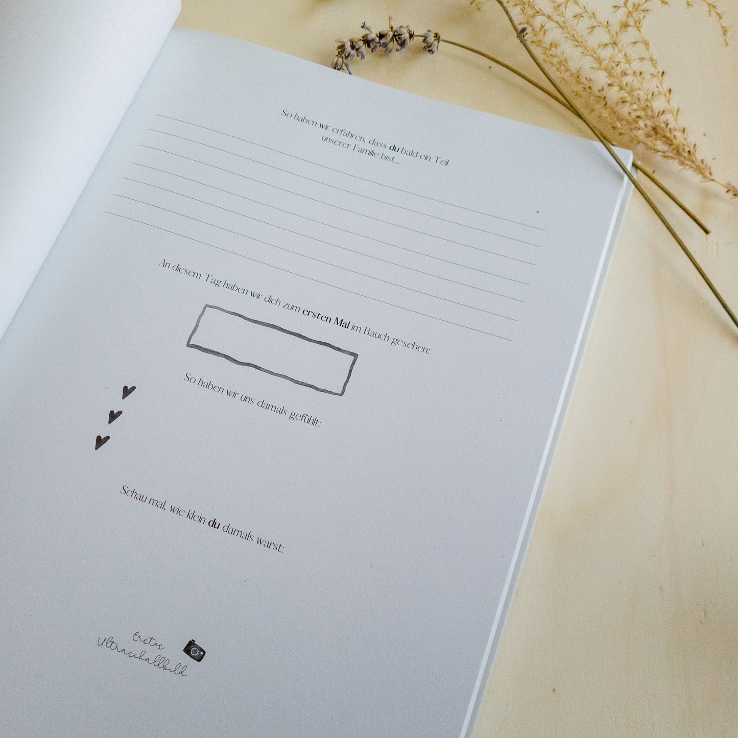 Babybuch / Erinnerungsbuch "This is your story"