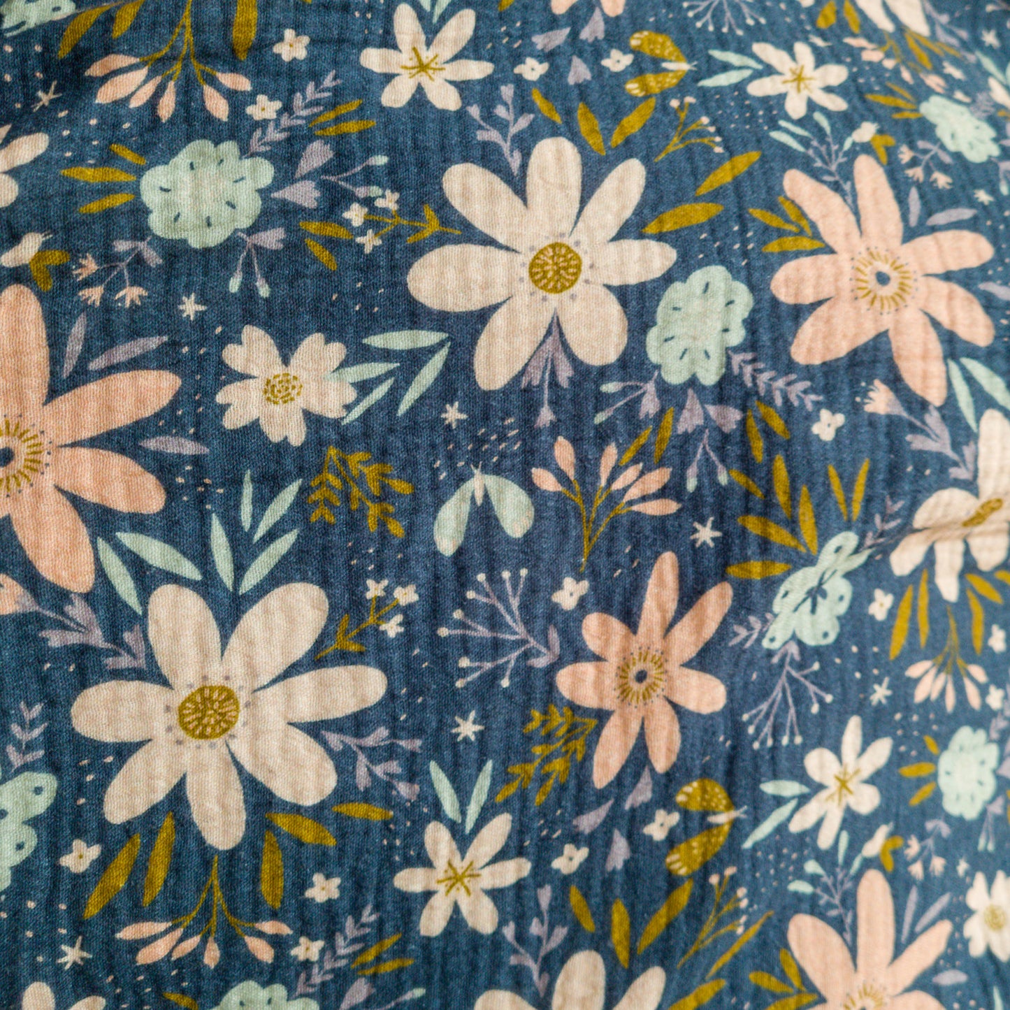 Musselintuch Blumen für Kinder und Erwachsene