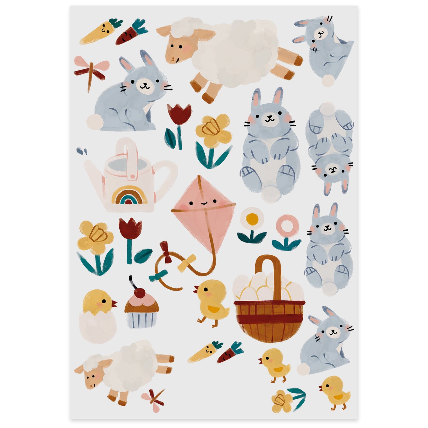 Bio-Tattoos Hasen & Küken