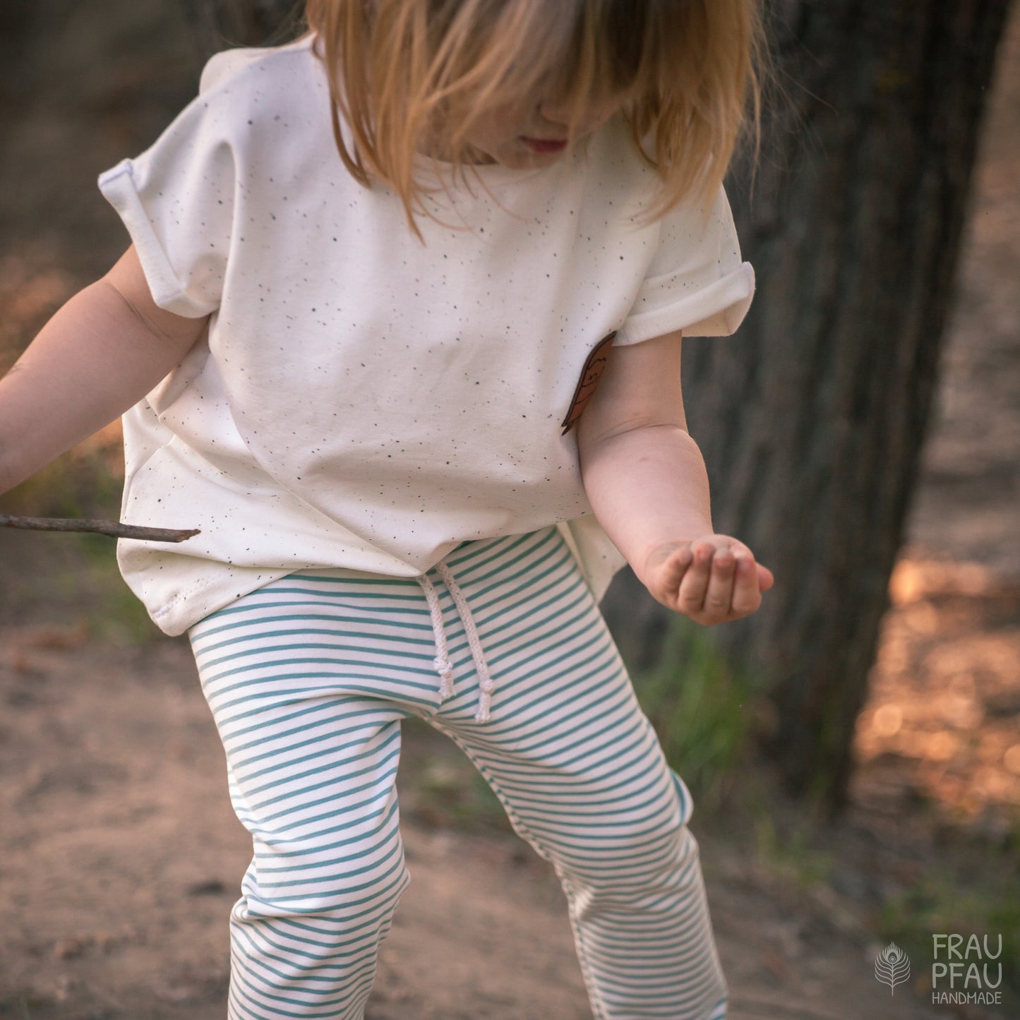 Sommer Set Eis mit Stripes Leggings - in vielen Farben