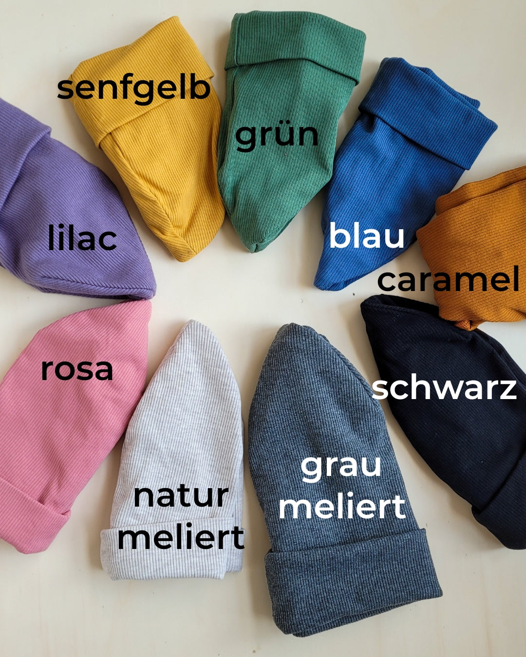 Kinder-Loop-Schal aus Rib-Jersey in vielen Farben