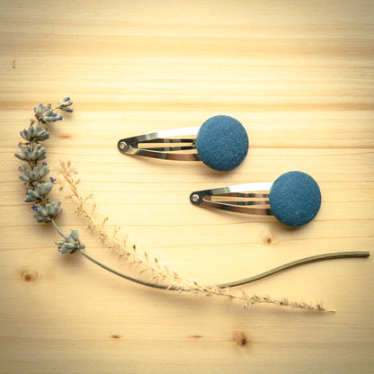 Haarspangen blau - 2er Set